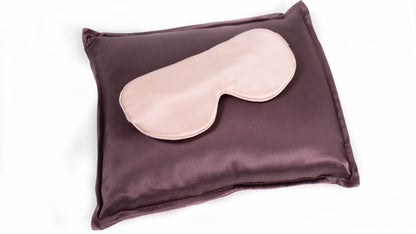 Mulberry Silk Travel Pillow and Sleep Mask