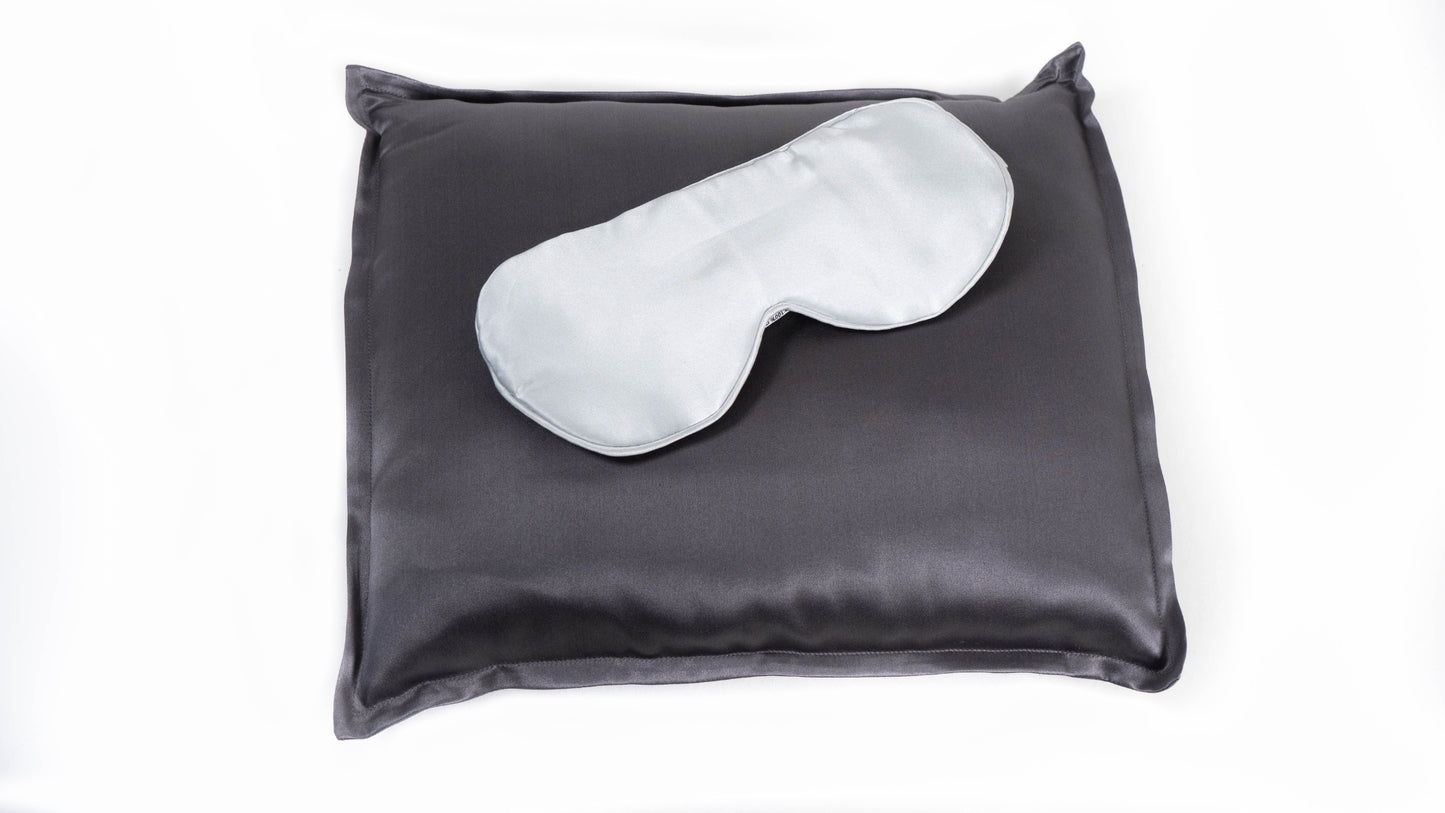 Mulberry Silk Travel Pillow and Sleep Mask