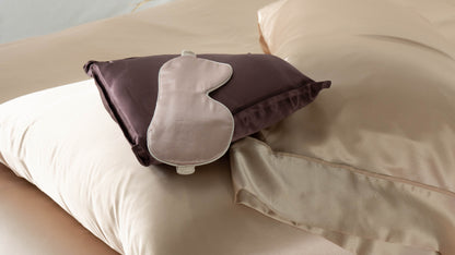 Mulberry Silk Travel Pillow and Sleep Mask